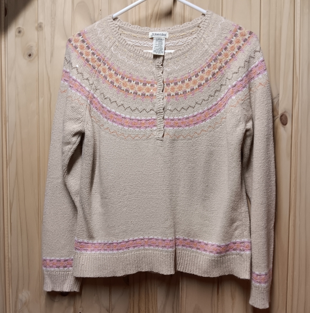 St. John's Bay Sweater EUC